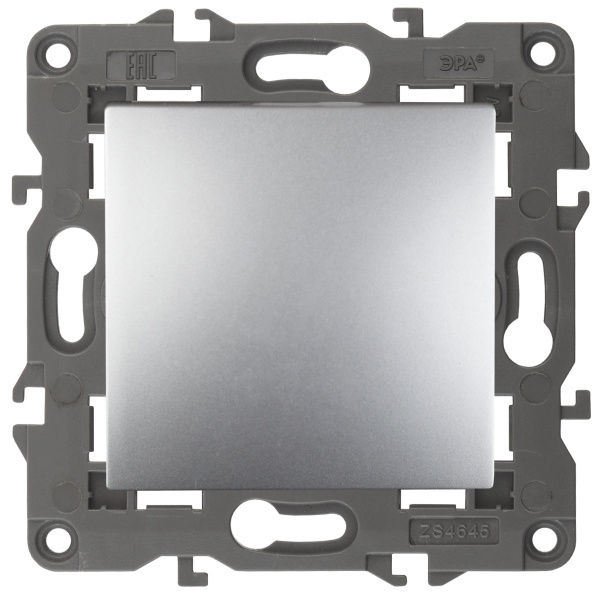 ЭРА 14-1101-03 Elegance Алюминий Выключатель 1-кл