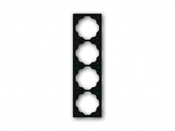 ABB BJE Impuls Черный бархат Рамка 4-ая 2CKA001754A4427