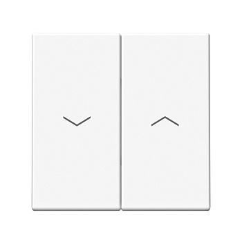 Systeme Electric ArtGallery Белый Выключатель 2-клавишный для жалюзи, 2х сх.4, 10А, механизм