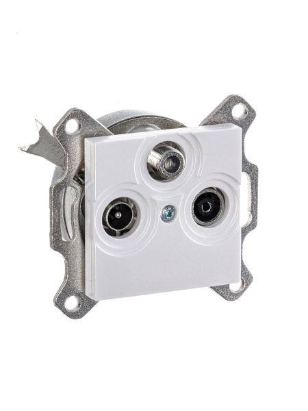 Купить ABB EPJ Levit жемчуг / ледяной Розетка TV-R-SAT, жемчуг 2CHH083303A6068