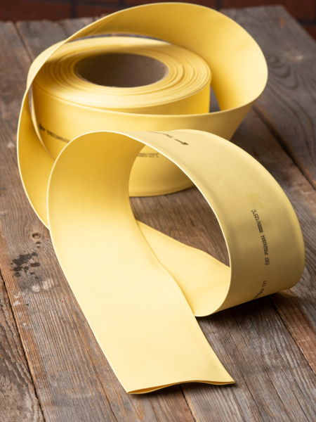 Купить EKF PROxima Термоусаживаемая трубка ТУТ нг 50/25 желтая рулон