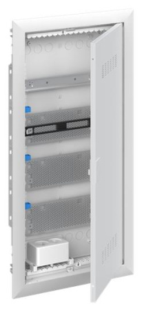 ABB Шкаф мультимедийный с дверью с вентиляционными отверстиями и DIN-рейкой  (4 ряда) UK640MV 2CPX031392R9999