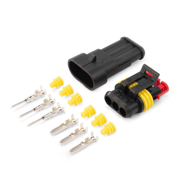 КВТ Разъем герметичный автомобильный РГА-1П (уп.10)