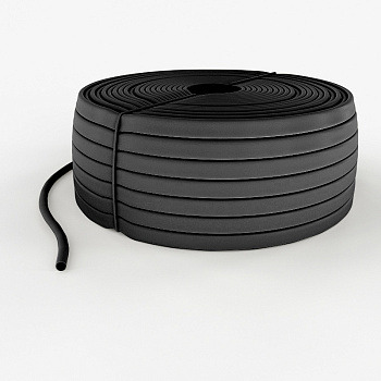 Трубка кембрик ТВ-40 ПВХ черный, Ø 16 мм Rexant 49-5013-1