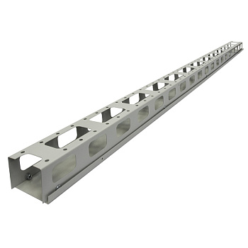 Вертикальный кабельный органайзер 42U, Standart без крышки ширина 100мм Rexant 04-2641