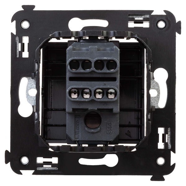 Купить DKC Инвертор одноклавишный в стену, "Avanti", "Черный матовый"