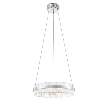 ST LUCE SL383.103.01 Светильник подвесной  Хром/Хром, Прозрачный LED 1*34W