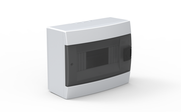 Horoz Electric 600-000-800 Белый Бокс для автоматов пластиковый накладной 8 модулей HRZ00002516