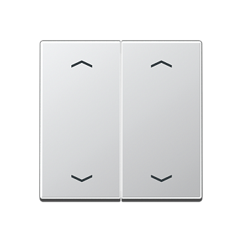 JUNG Клавиши для сдвоенной кнопки BCU, алюминий A595MPAL