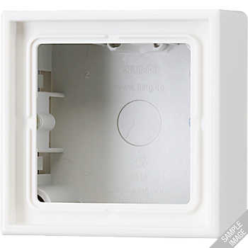 JUNG  коробка для накладного монтажа с рамкой LS LS581AW