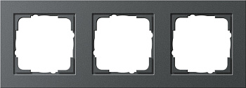 Gira E2 Антрацит Рамка 3-ая 021323