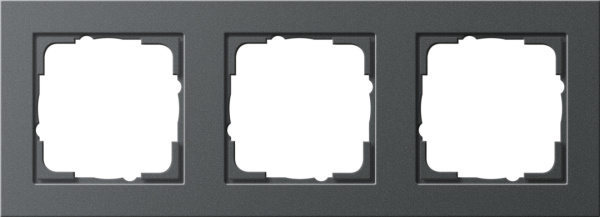 Gira E2 Антрацит Рамка 3-ая 021323