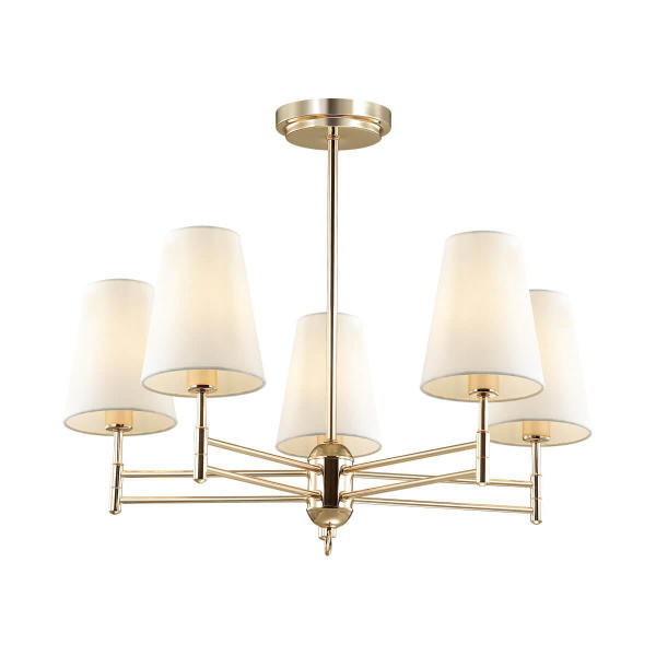 Lumion 4436/5C LN20 043 золотой, белый Люстра потолочная E14 5*40W 220V DORIS