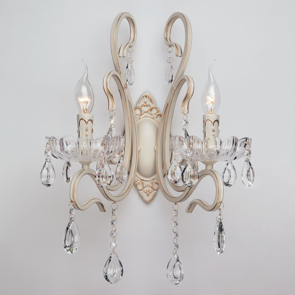 Eurosvet Бра с хрусталем 12205/2 белый 00000059682