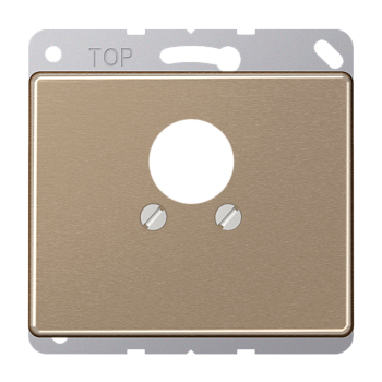 JUNG Крышка для 2-х гнезд золотая бронза SL562GB
