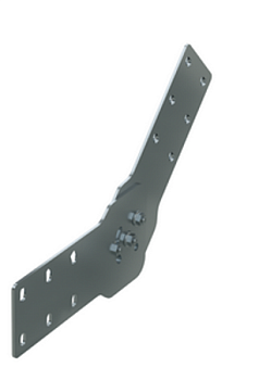 DKC Соединитель шарнирный вертикальный H 150 мм, цинк-ламельный (аналог горячеоцинкованный)