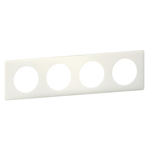 Купить Legrand Celiane2 Перкаль белый Рамка 4-ая (2+2+2+2 мод) 066704