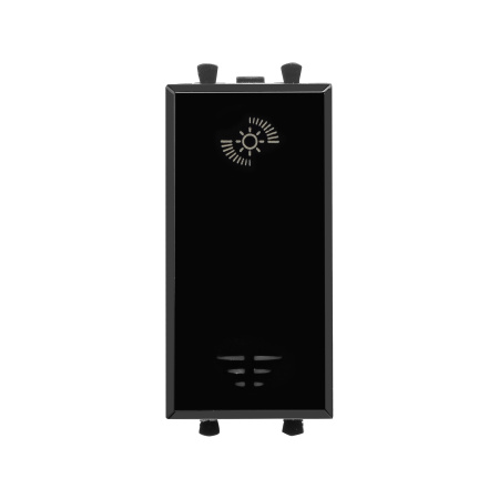 DKC Диммер кнопочный модульный для LED ламп, "Avanti", "Черный квадрат", 1 модуль 4402341