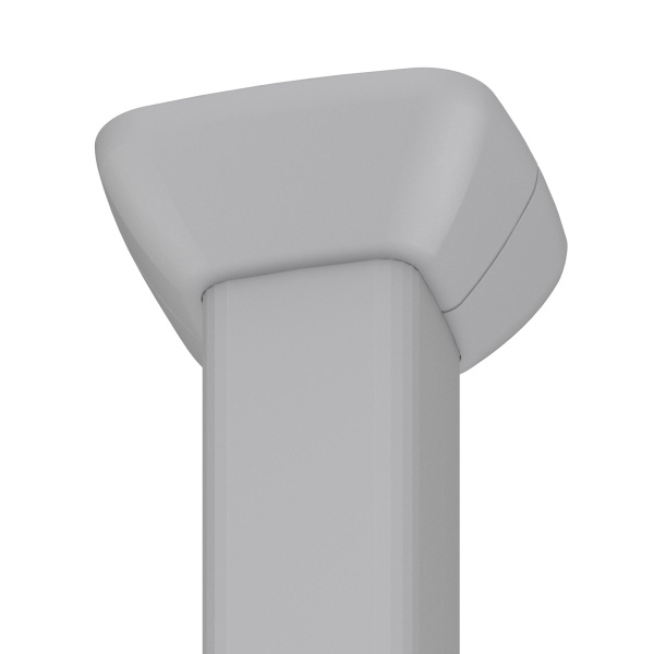 Купить DKC Телескопическая алюминиевая колонна, 2.7 - 4.2м, цвет темно-серебристый металлик