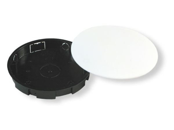 Hegel Коробка разветвительная с крышкой д/сплошн стен, 9 вводов, внутр разм 93х13 мм, ниша: 96х14, круг, IP20 У191-И