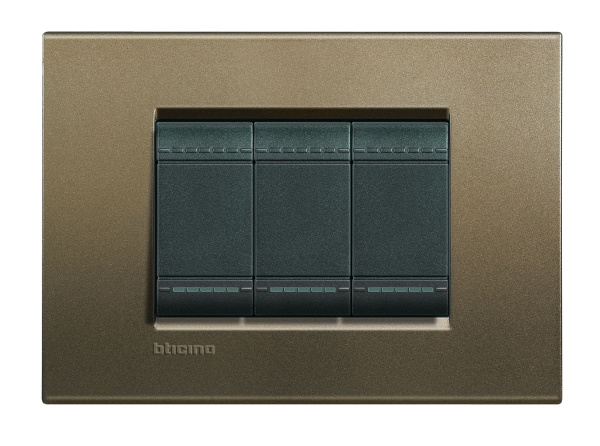 Купить BT LL Коричневый шелк Рамка прямоугольная, 3 мод LNA4803SQ