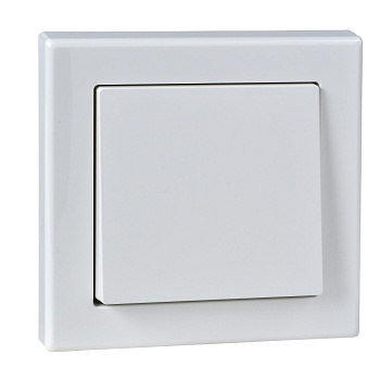 SE Merten SM M-Smart Jumbo Бел Гигант Переключатель 1-клавишный, в сборе (161х161х32) MTN3341-1419