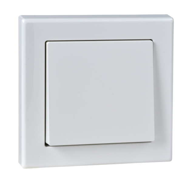 SE Merten SM M-Smart Jumbo Бел Гигант Переключатель 1-клавишный, в сборе (161х161х32) MTN3341-1419