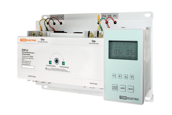 TDM Блок автоматического ввода резерва БАВР 3П 63/63А SQ0743-0001