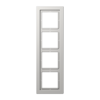 JUNG LSD Светло-серая (дуропласт) Рамка 4-ая LSD984LG