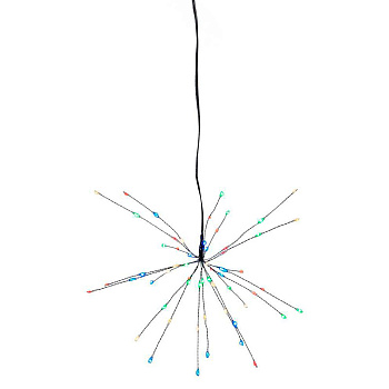 Eglo 710-16 Светильник FIREWORK, 60X0,06W (LED), 4,5V, 25х42см, сталь, черный, 3x АА (не в комплекте)