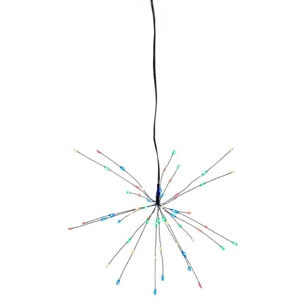 Eglo 710-16 Светильник FIREWORK, 60X0,06W (LED), 4,5V, 25х42см, сталь, черный, 3x АА (не в комплекте)