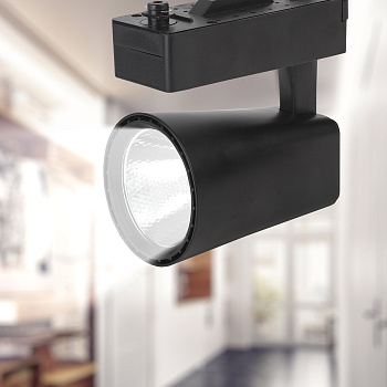 ЭРА TR4 - 30 BK Черный Трековый Светильник 30Вт COB Б0032167