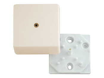 Hegel Коробка разветвительная д/откр установки без клеммника, слоновая кость, размер 60x60x30, IP20 КРК2701 02-01