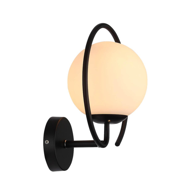 Купить Evoluce SL418.401.01 Бра Черный/Белый E27 1*60W