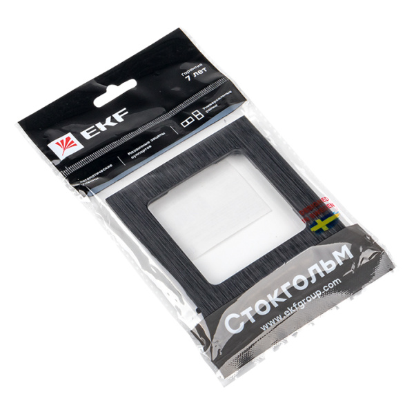 Купить EKF PROxima Стокгольм Черный Металл Рамка 1-ая