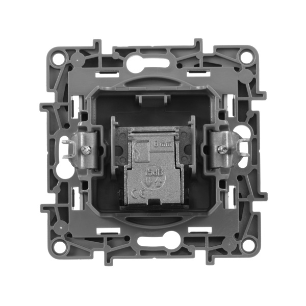 Купить Legrand Etika Алюминий Розетка TV проходная, 15дБ 672463