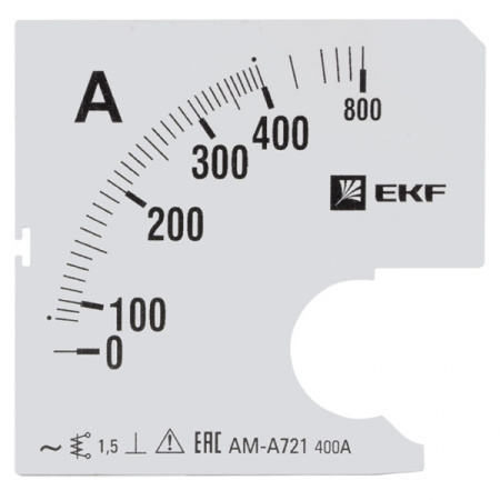 EKF PROxima Шкала сменная для A721 400/5А-1,5 s-a721-400