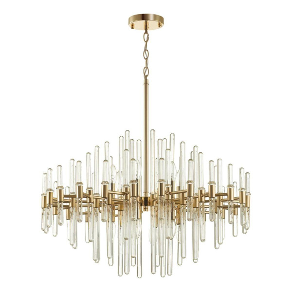 Odeon Light 4988/12 HALL ODL22 387 золотой/стекло Люстра E14 12*40W STIKA