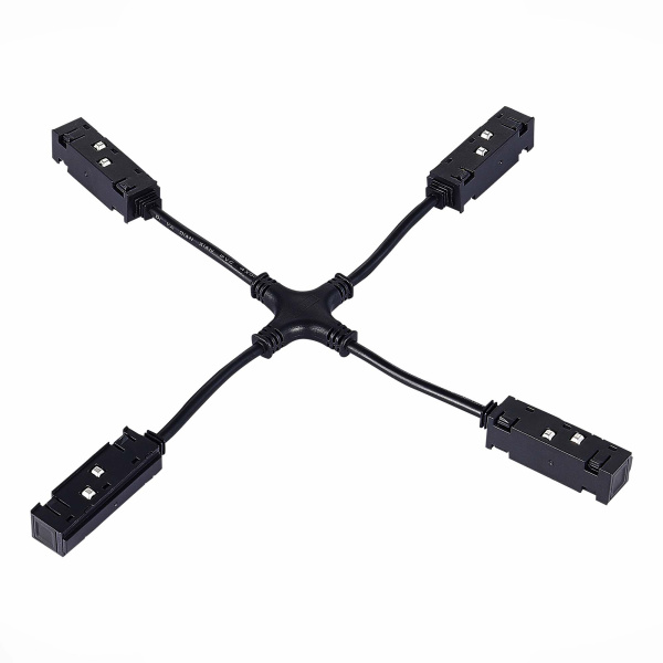 ST LUCE ST006.469.00 Ввод питания X-образный для магнитного шинопровода Черный