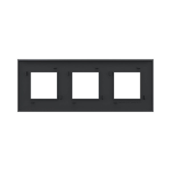Купить DKC Рамка "Avanti", "Черный матовый", 3 поста (6 мод.)