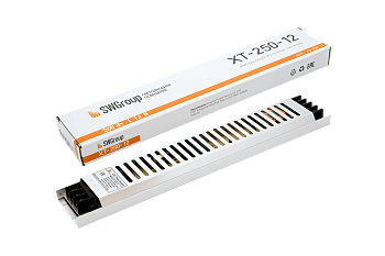 SWG Ультратонкий блок питания в металлическом корпусе, IP20, 250W, 12V XT-250-12