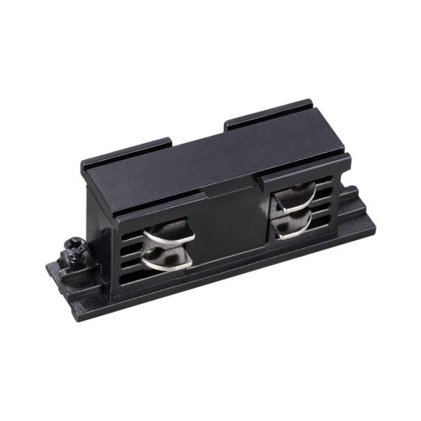 Novotech 135043 NT19 012 черный Соединитель внутренний с токопроводом для трехфазного шинопровода IP20 220V