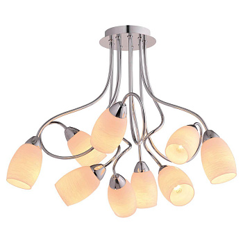 Lussole Комплект GRLSP-8182 (Светильник LSP-8182, Лампа светодиодная E14 9 шт.)