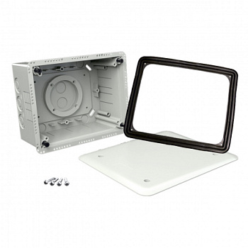 Kopos Коробка с крышкой для утепленного фасада KUZ V (KB) 140х180х86-146мм KUZ-V_KB