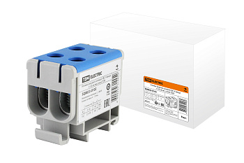 TDM Клемма вводная силовая КВС 4 ввода 6-50 кв.мм.синяя SQ0833-0102