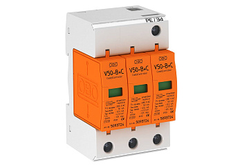 OBO Bettermann УЗИП для силовых сетей 3 пол. (Класс I+II), 280 В 5093627