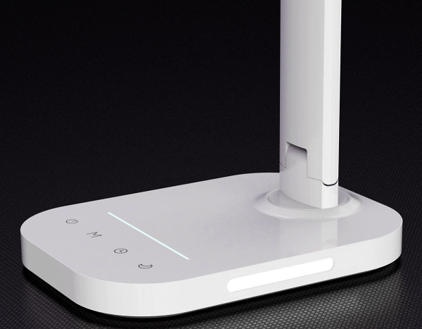 Купить Ambrella Светодиодная настольная лампа с USB портом и таймером DE444 WH белый LED 3000-6400K 7W