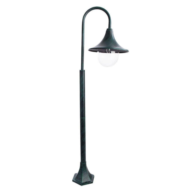 Arte Lamp Malaga Медь/Прозрачный Светильник уличный наземный 1x75W E27 A1086PA-1BG
