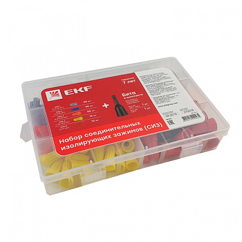 EKF PROxima Набор СИЗ ( СИЗ-1 40шт, СИЗ-2 40шт, СИЗ-3 50 шт, СИЗ-4 15шт, СИЗ-5 10шт, Бита-2шт)