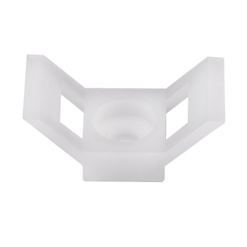 Площадка для крепления стяжки (ПС-2) 29x15 мм, белая, упаковка 100 шт. Rexant 07-2104